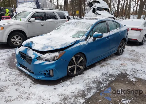 2018 Subaru Impreza 2.0I Sport from USA, damaged, VIN 4S3GKAL66J3605624